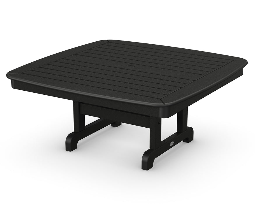POLYWOOD Nautical 44" Conversation Table in Black