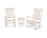 POLYWOOD Estate 3-Piece Rocking Chair Set in Sand