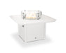 POLYWOOD Nautical 42" Fire Pit Table in White