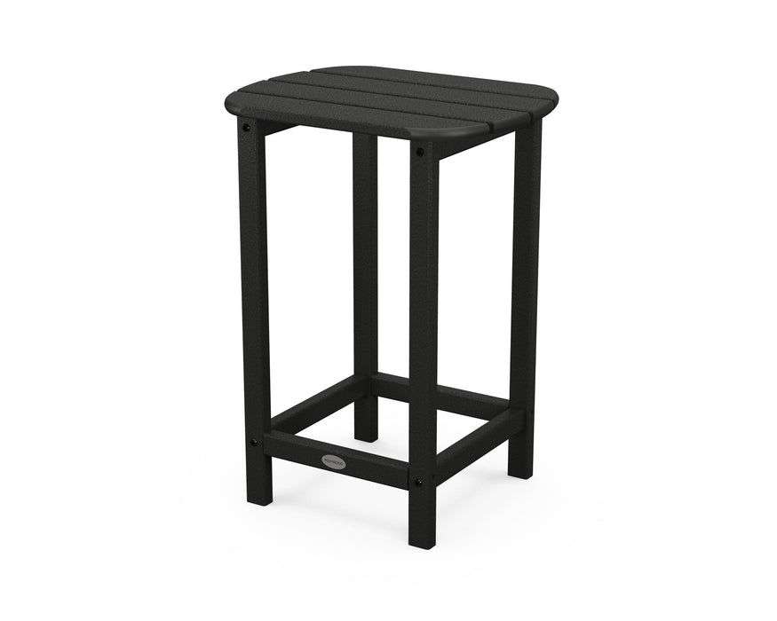 POLYWOOD South Beach 26" Counter Side Table in Black