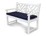 POLYWOOD Chippendale 48" Bench with Seat Cushion in