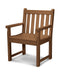 POLYWOOD Traditional Garden Arm Chair in Teak