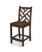 POLYWOOD Chippendale Counter Side Chair in Mahogany