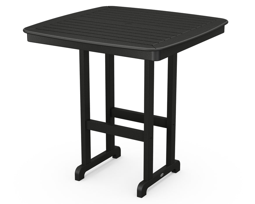 POLYWOOD Nautical 44" Bar Table in Black