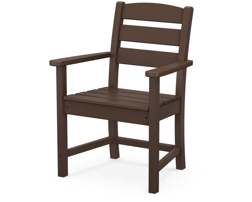 POLYWOOD Lakeside Dining Arm Chair in Mahogany