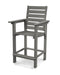 POLYWOOD Captain Counter Chair in Slate Grey