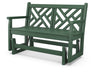 POLYWOOD Chippendale 48" Glider in Green