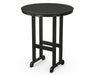 POLYWOOD Round 36" Bar Table in Black