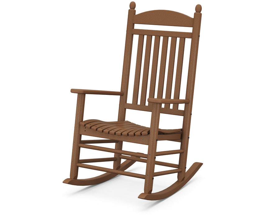 POLYWOOD Jefferson Rocking Chair in Teak