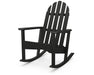 POLYWOOD Classic Adirondack Rocking Chair in Black