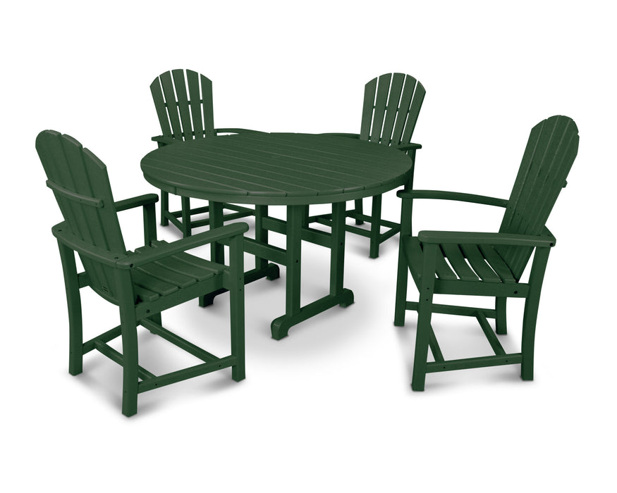 POLYWOOD Palm Coast 5-Piece Dining Set in Green
