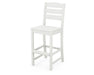 POLYWOOD Lakeside Bar Side Chair in Vintage White