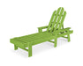 POLYWOOD Long Island Chaise in Lime