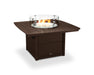 POLYWOOD Nautical 42" Fire Pit Table in Mahogany