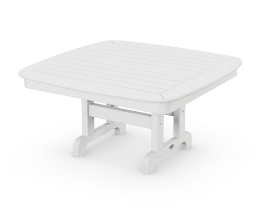 POLYWOOD Nautical 37" Conversation Table in White