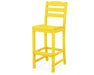 POLYWOOD La Casa Café Bar Side Chair in Lemon