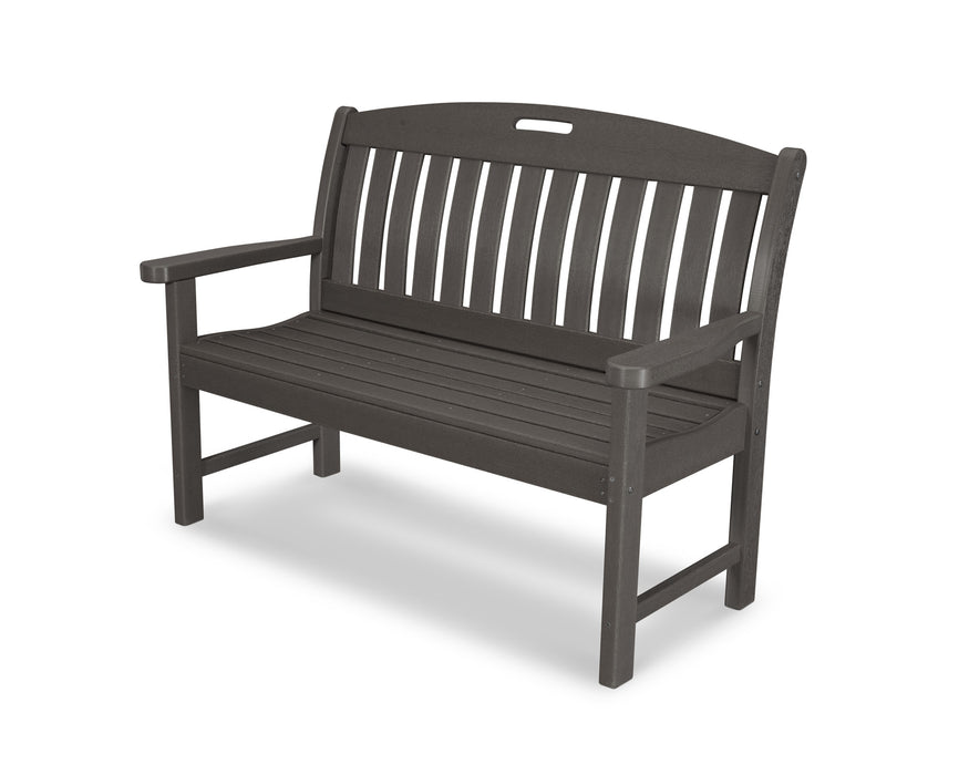 POLYWOOD Nautical 48" Bench in Vintage Coffee