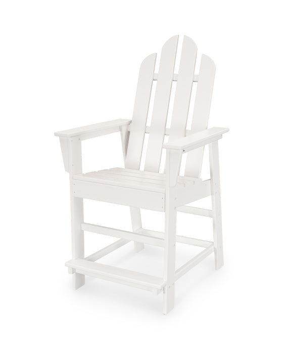 POLYWOOD Long Island Counter Chair in White