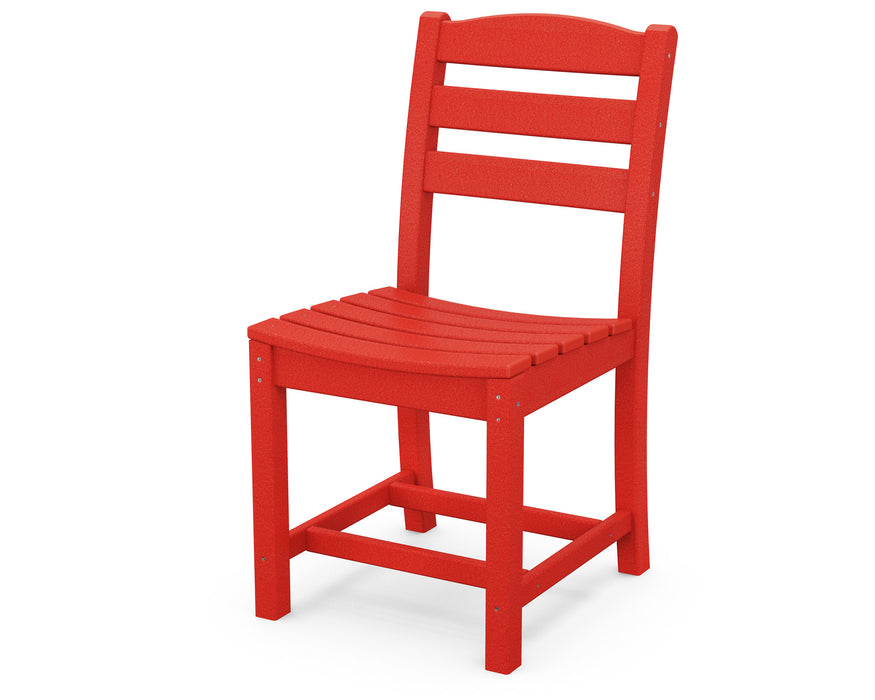 POLYWOOD La Casa Café Dining Side Chair in Sunset Red