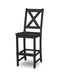 POLYWOOD Braxton Bar Side Chair in Black