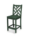 POLYWOOD Chippendale Counter Side Chair in Green
