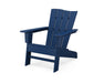 POLYWOOD The Wave Chair Left in Navy