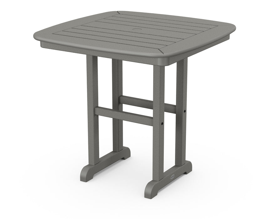 POLYWOOD Nautical 31" Dining Table in Slate Grey