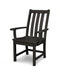 POLYWOOD Vineyard Dining Arm Chair in Black