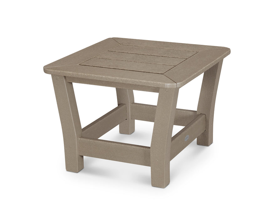 POLYWOOD Harbour Slat End Table in Vintage Sahara