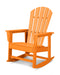POLYWOOD South Beach Rocking Chair in Tangerine