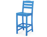 POLYWOOD La Casa Café Bar Side Chair in Pacific Blue
