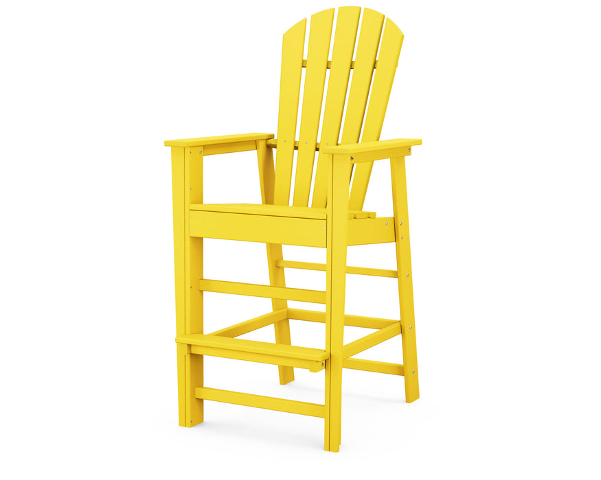 POLYWOOD South Beach Bar Chair in Lemon