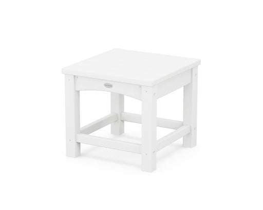 POLYWOOD Club 18" End Table in White