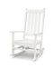 POLYWOOD Vineyard Porch Rocking Chair in Vintage White