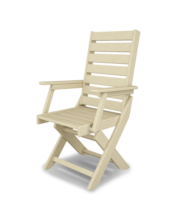 POLYWOOD Captain Dining Chair in Sand