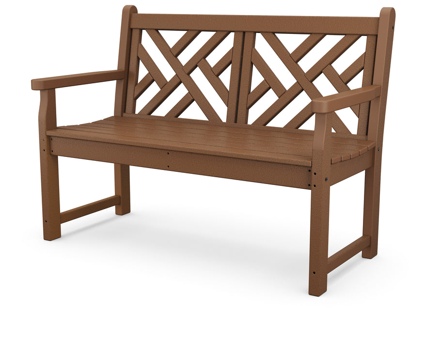 POLYWOOD Chippendale 48" Bench in Teak