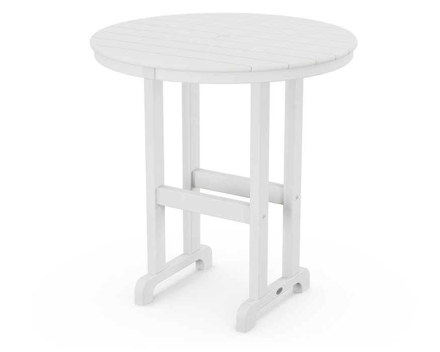 POLYWOOD Round 36" Counter Table in White