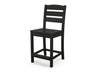 POLYWOOD Lakeside Counter Side Chair in Black