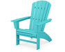 POLYWOOD® Nautical Curveback Adirondack Chair in Green