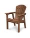 POLYWOOD Seashell Dining Chair in Teak