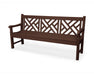 POLYWOOD Rockford 72" Chippendale Bench in Mahogany