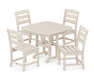 POLYWOOD Lakeside 5-Piece Side Chair Dining Set in Sand