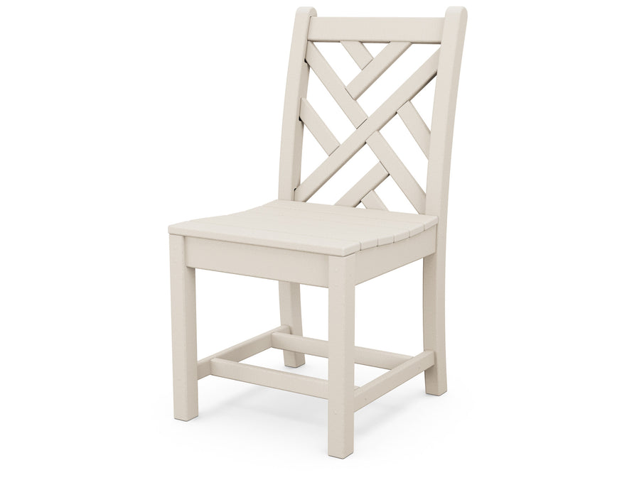 POLYWOOD Chippendale Dining Side Chair in Sand