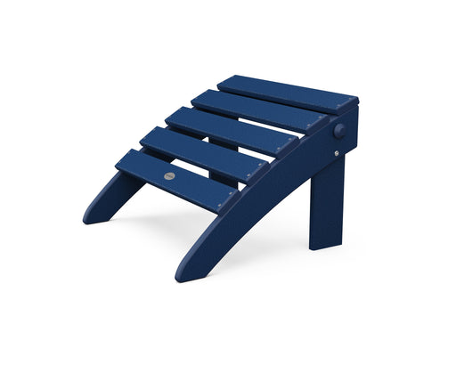POLYWOOD Classic Adirondack Folding Ottoman in Teak
