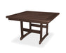 POLYWOOD Park 48" Square Table in Mahogany