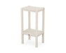 POLYWOOD Two Shelf Bar Side Table in Sand