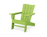 POLYWOOD The Wave Chair Left in Lime