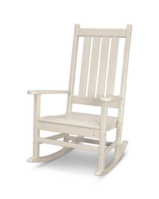 POLYWOOD Vineyard Porch Rocking Chair in Sand