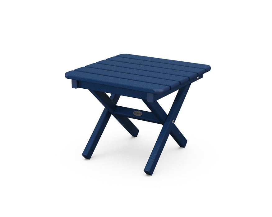 POLYWOOD Square 18" Side Table in Navy