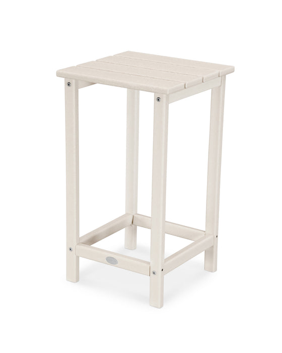 POLYWOOD Long Island 26" Counter Side Table in Sand